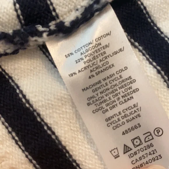 Loft Striped Open Pocket Cardigan whisper white - Picture 7 of 8